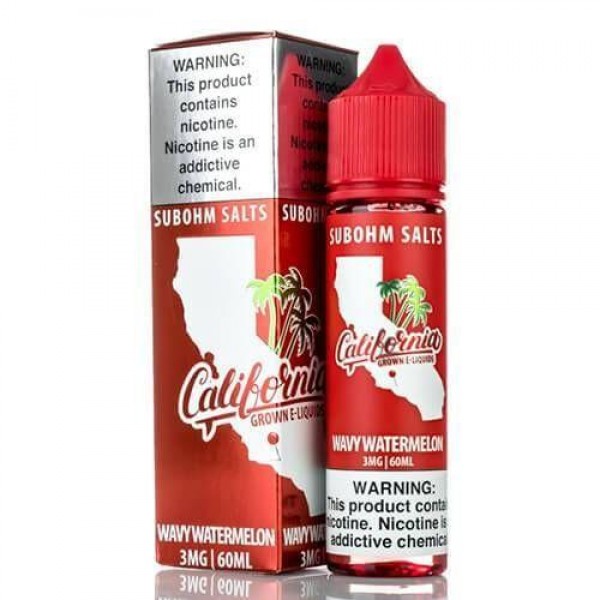 California Grown Wavy Watermelon ICE 60ml Vape Juice