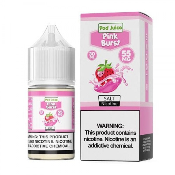 Pod Juice Pink Burst 30ml Nic Salt Vape Juice