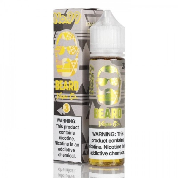 Beard Vape Co No. 99 Lemon and Raspberry Cookie 60ml Vape Juice