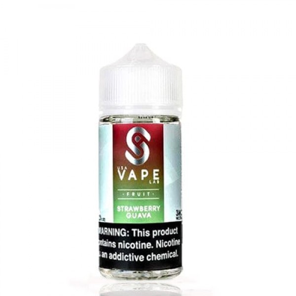 USA Vape Lab Strawberry Guava 100ml Vape Juice