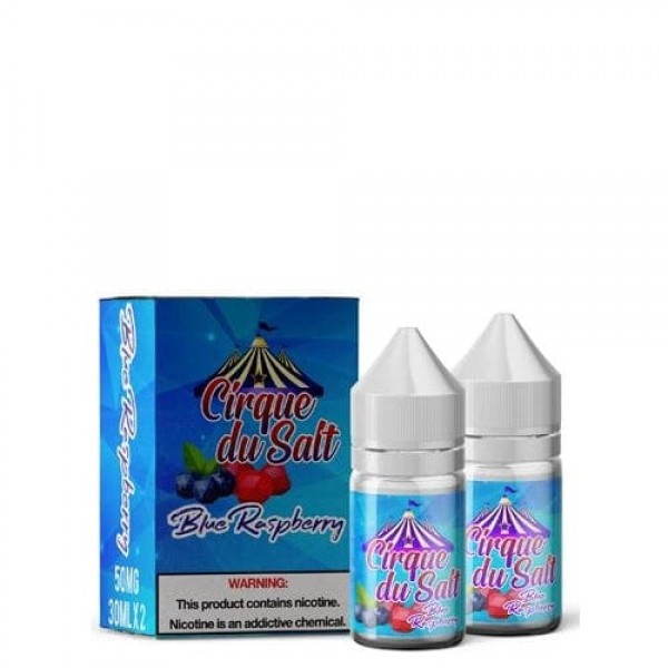 Cirque Du Salt Twin Pack Blue Raspberry 2x 30ml Nic Salt Vape Juice