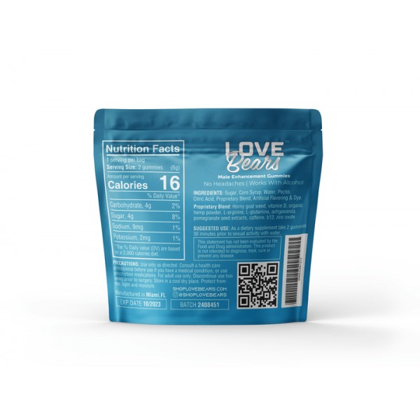 Love Bears Sexual Enhancement Gummies (2x Pack)