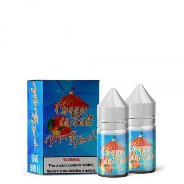 Cirque Du Salt Twin Pack Mango Peach 2x 30ml Nic Salt Vape Juice