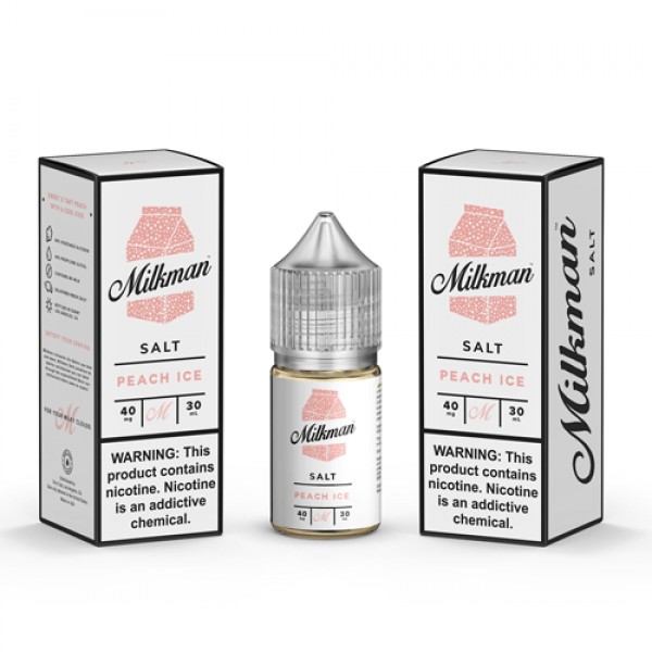 The Milkman Salt Peach ICE 30ml Nic Salt Vape Juice