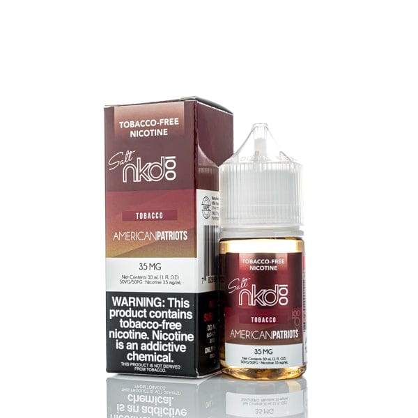 NKD 100 Salts Tobacco American Patriots 30ml Nic Salt Vape Juice (TF)