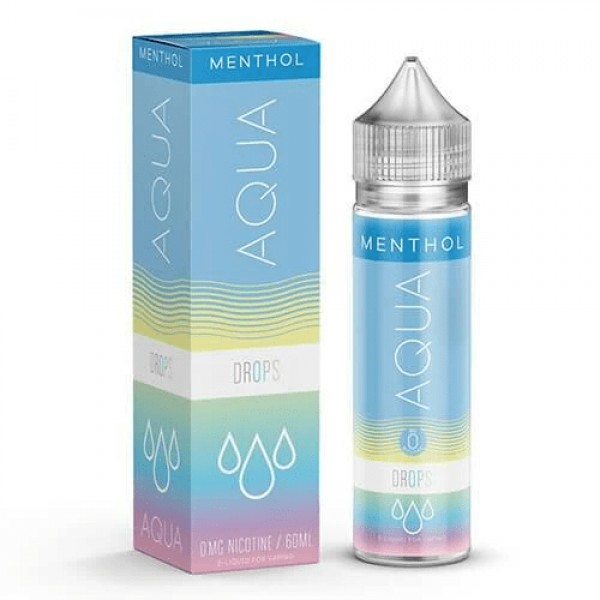 Aqua Synthetic Nicotine Drops Menthol 60ml Vape Juice