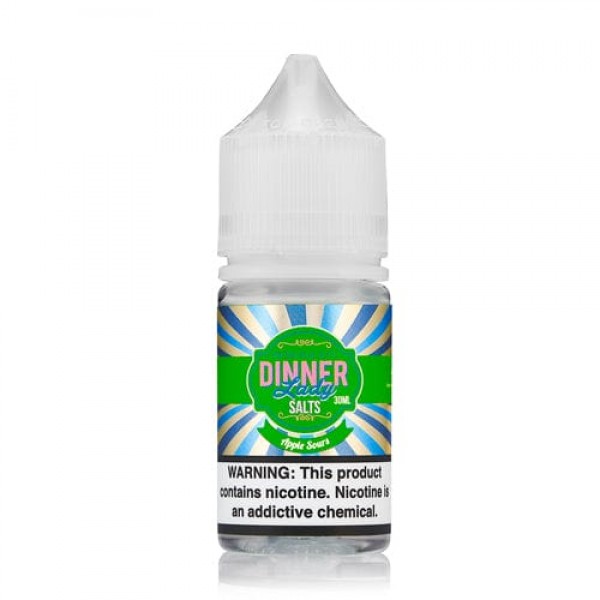 Dinner Lady Salts Apple Sours 30ml Nic Salt Vape Juice