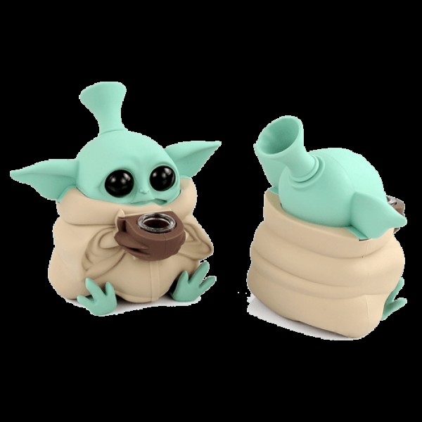 Baby Yoda Silicone Pipe