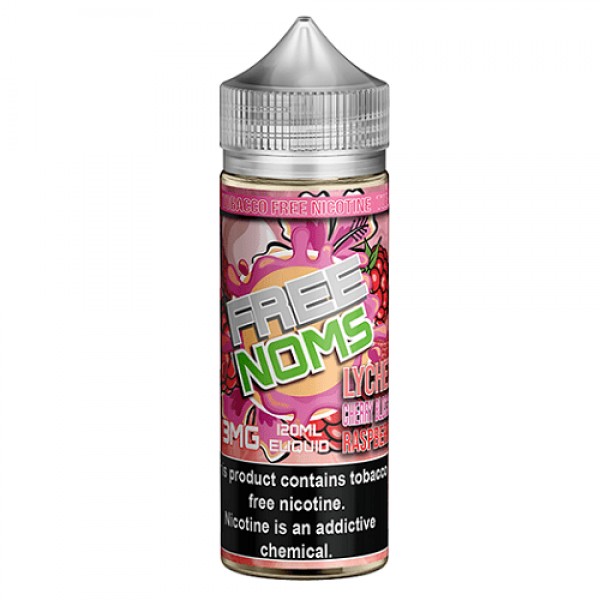 Lychee Cherry Blossom Raspberry 120ml Vape Juice - Free Noms