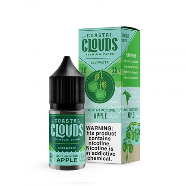 Coastal Clouds Saltwater Apple 30ml Nic Salt Vape Juice