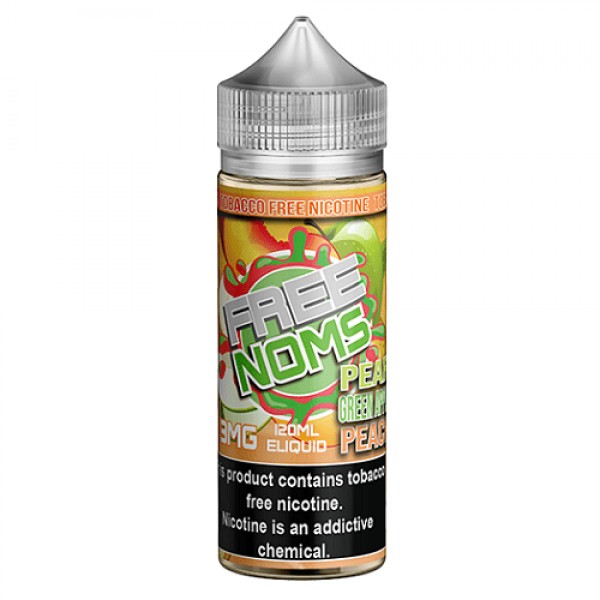 Pear Green Apple Peach 120ml Vape Juice - Free Noms