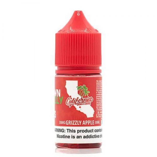 California Grown SALT Grizzly Apple 30ml Nic Salt Vape Juice