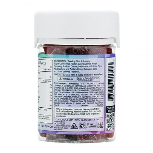 Galaxy Treats Moon Babies 30mg HHC Gummies