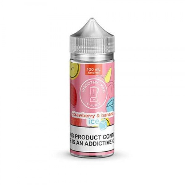 Smoothy Man Strawberry & Banana ICE 100ml Vape Juice