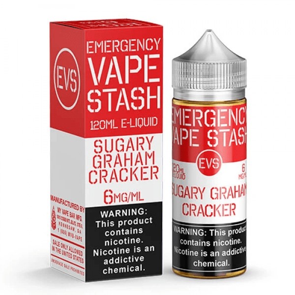 Sugary Graham Cracker 120ml Vape Juice - Emergency Vape Stash