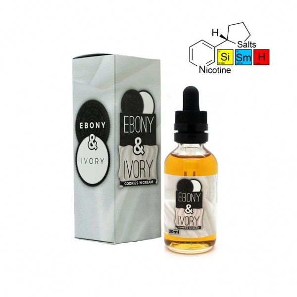 Enfuse Vapory Salts Ebony & Ivory 30ml Nic Salt Vape Juice