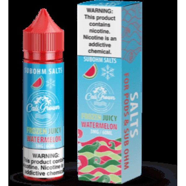 Frozen Juicy Watermelon 60ml Vape Juice - California Grown Sub-Ohm Salts