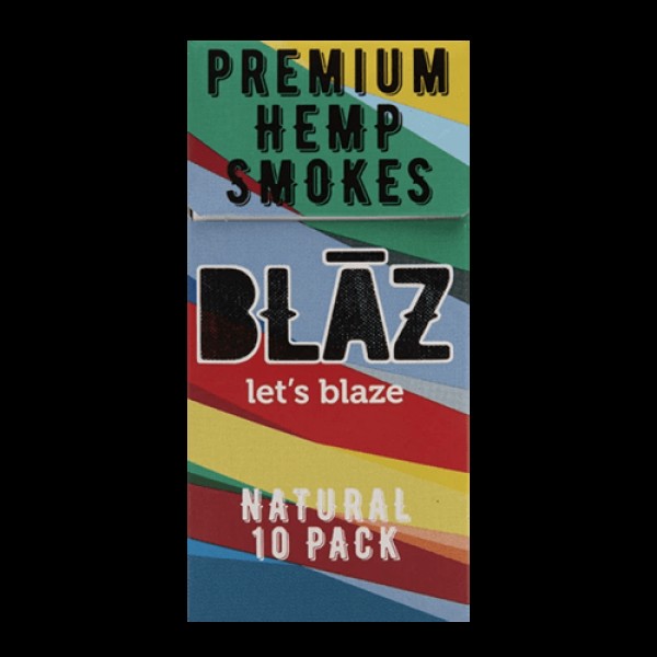 BLAZ Premium Hemp Smokes - 10 Cigs/Pack