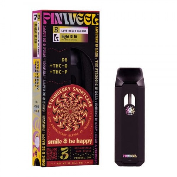 Pinweel 3g D8+THC-O+THC-P Disposable Vape