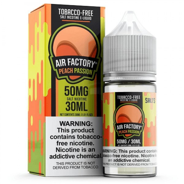 Peach Passion 30ml TF Nic Salt Vape Juice - Air Factory