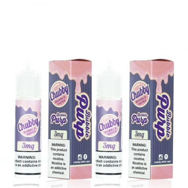 Chubby Bubble Vapes Bubble Purp 2x 60ml Vape Juice