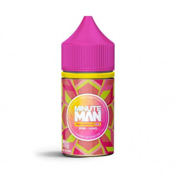 Minute Man Pink Lemonade Ice 30ml Nic Salt Vape Juice