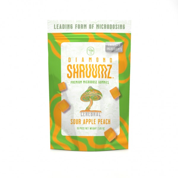 Diamond Shruumz Microdose Mushroom Gummies (15x Pack)