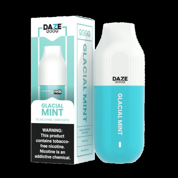 7 Daze Egge Disposable Vape - Glacial Mint