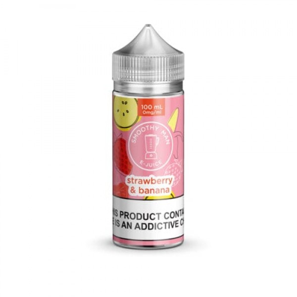 Smoothy Man Strawberry & Banana 100ml Vape Juice