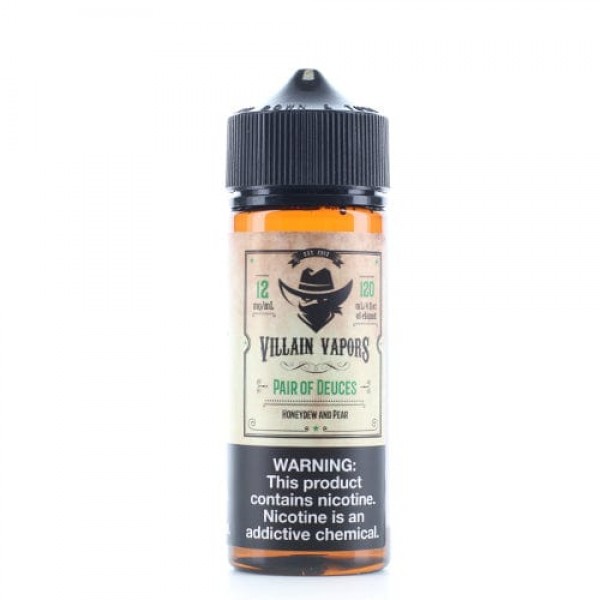 Villain Vapors Pair of Deuces 120ml Vape Juice