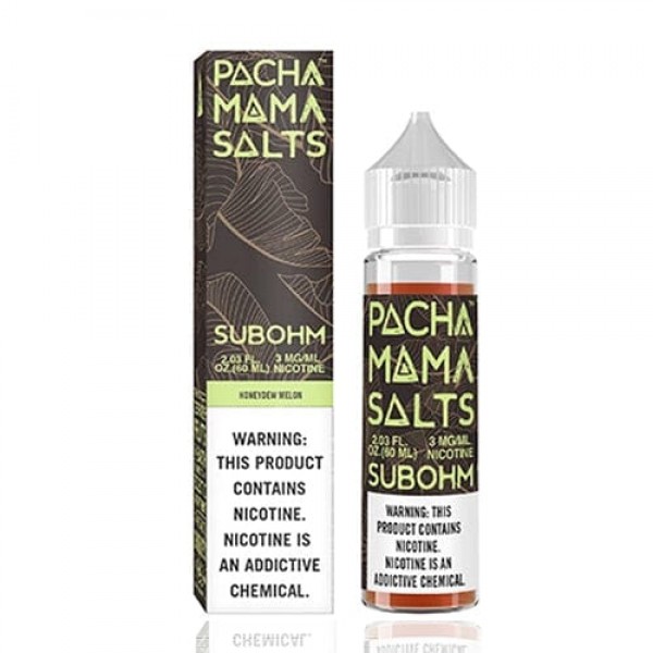 Pachamama Subohm Salts Honeydew Melon 60ml Vape Juice