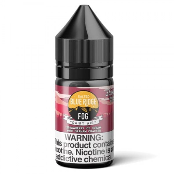 Dairy Air 30ml Nic Salt Vape Juice - Blue Ridge Fog