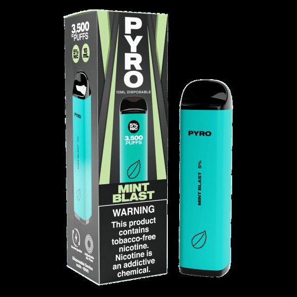 PYRO 3500 Disposable Vape - Mint Blast