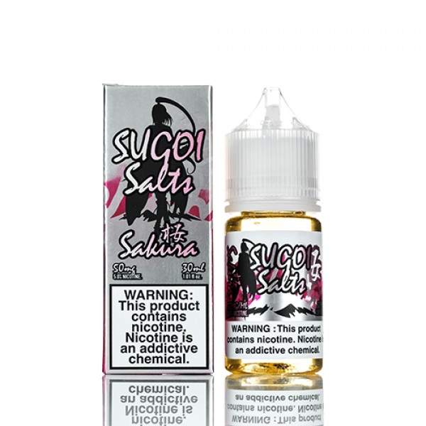 Sugoi Vapor Salts Sakura 30ml Nic Salt Vape Juice