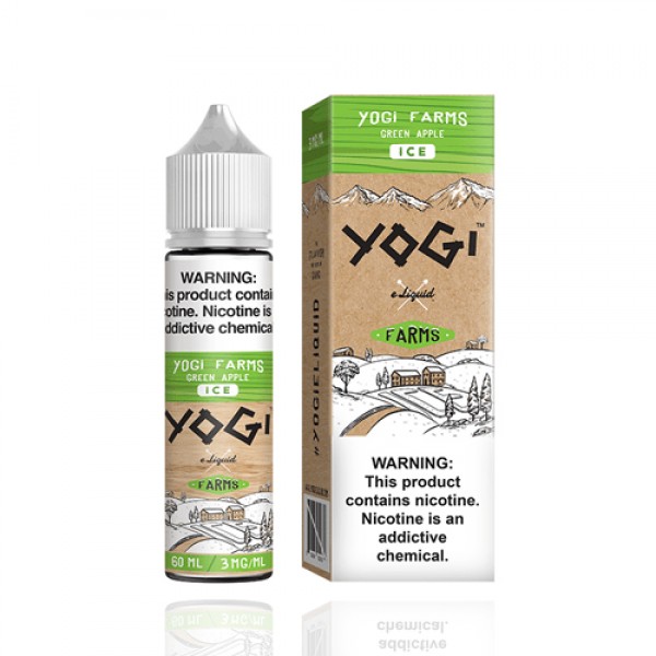 Yogi Farms Green Apple ICE 60ml Vape Juice