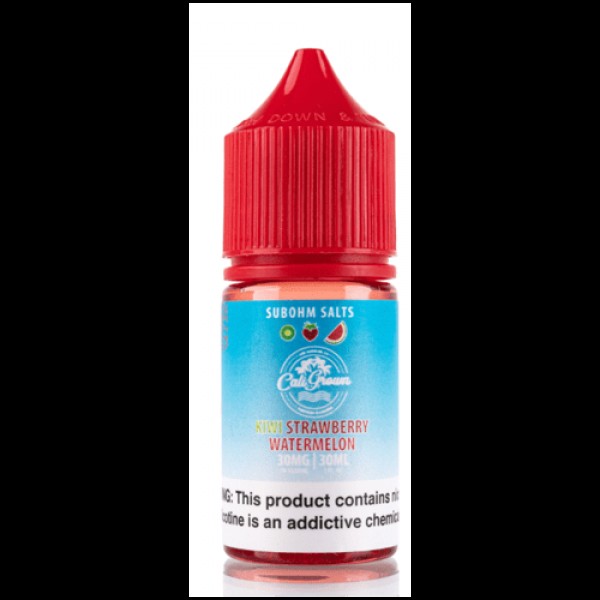 Kiwi Strawberry Watermelon 30ml Nic Salt Vape Juice - California Grown