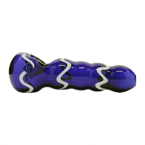 Blue Wig Wag Hand Pipe