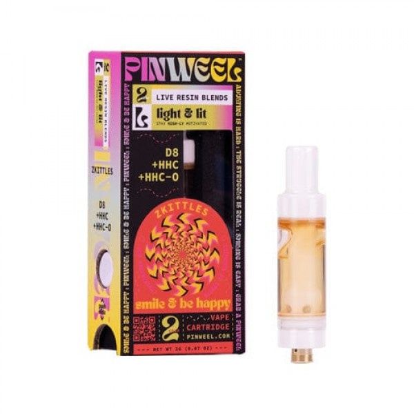 Pinweel 2g Live Resin D8+HHC+HHC-P Cartridge