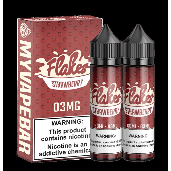 Strawberry 120ml Vape Juice - Flakes