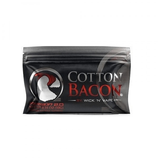 Wick 'N' Vape Organic Cotton Bacon V2 (10 Pieces)