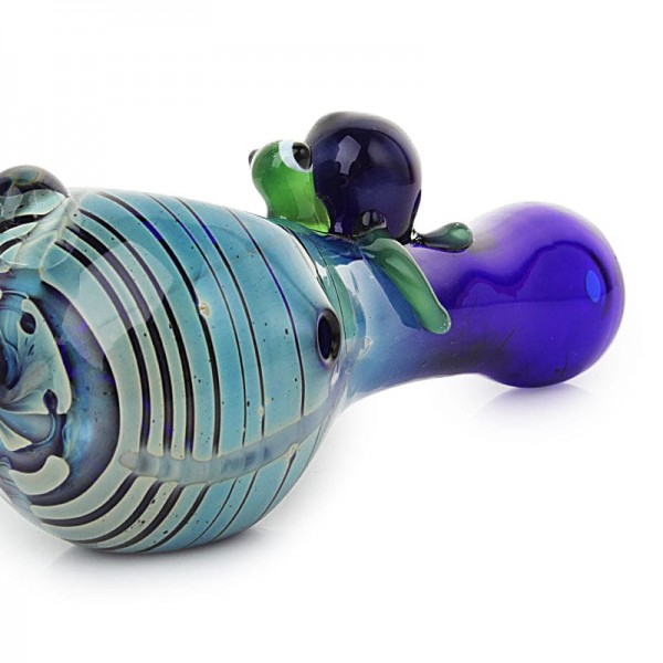 Sea Turtle Glass Hand Pipe