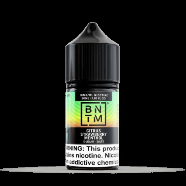 Citrus Strawberry Menthol 30ml Nic Salt Vape Juice - Bantam