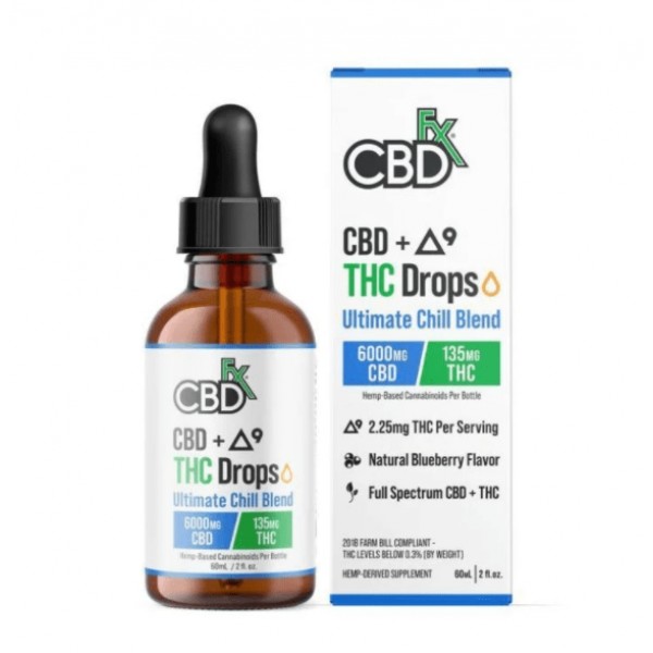 CBDfx Delta 9 + CBD Ultimate Chill Blend Tincture