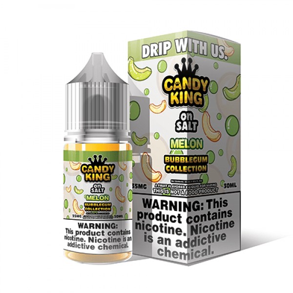 Candy King Bubblegum Salt Melon 30ml Nic Salt Vape Juice