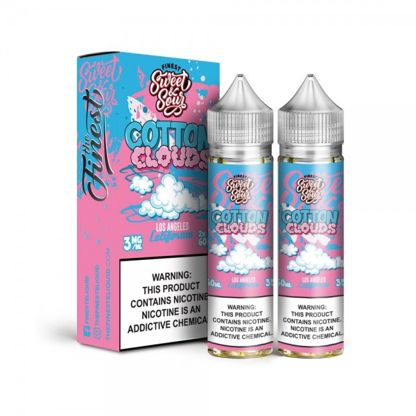 The Finest Cotton Clouds 2x 60ml Vape Juice