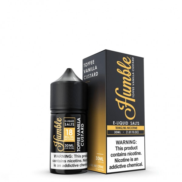 Humble Juice Co. Toffee Vanilla Custard 30ml Nic Salt Vape Juice