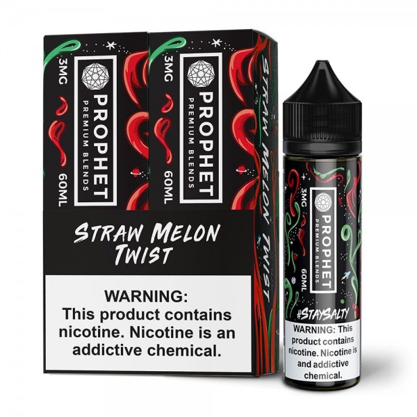 Straw Melon Twist 2 x 60ml (120ml) Vape Juice - Twist E-Liquids