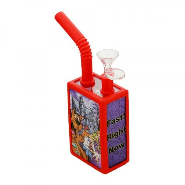 Cartoon Juice Box Silicone Bong