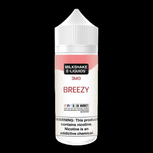 Milkshake Liquids Breezy Shake 100ml Vape Juice