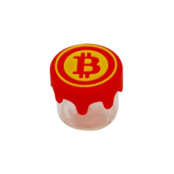 Bitcoin Silicone Concentrate Container